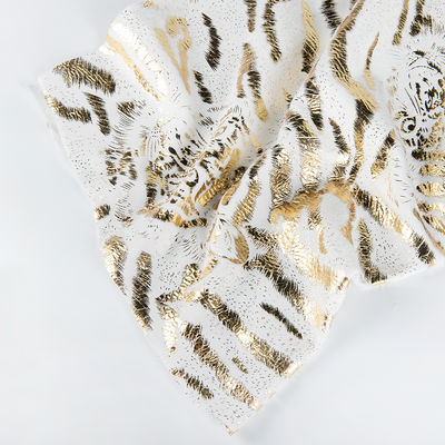 240gm 柔らかいポリエステル スター フィルム プリント ゴールド ブロンズ プルーシュ 織物 玩具を作る