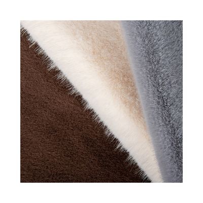 中等重量 360gm 100%ポリエステル ウサギ毛皮 偽毛布 冬服用