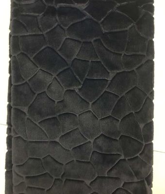 ポリエステル/アクリルフロント素材の ニットバック人工毛皮の小売ストック