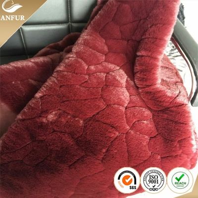ポリエステル/アクリルフロント材料の人工毛皮の小売ストック