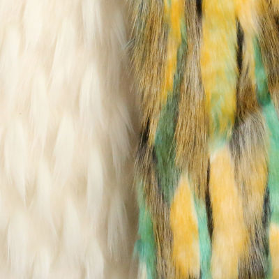 160cm 30-55mm JACQUARD 偽毛布 500m プリント 100% アクリル