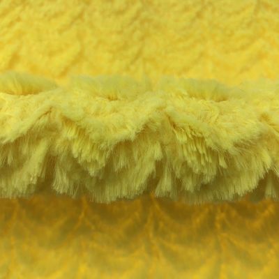 高耐久性 低パイル ブラシ 服やおもちゃのためのPVプラッシュ布の花