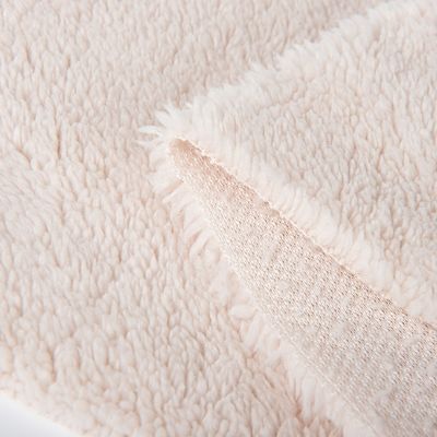 冬用コート用ポリエステルシェルパ内膜布 ジャケット内膜 300-500g/m 幅58/60