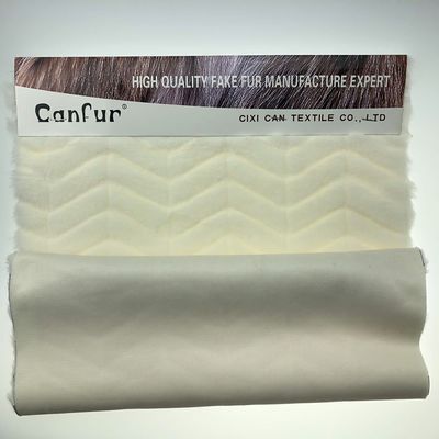 プリント 切断されたウサギ毛皮 プルーシュ 1000 メートル 15-25 日 配達 58/60 "幅 CANFUR CN