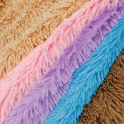 中等重量 260GSM 玩具や服装の内膜を作るための織り平らなPVプラッシュ布