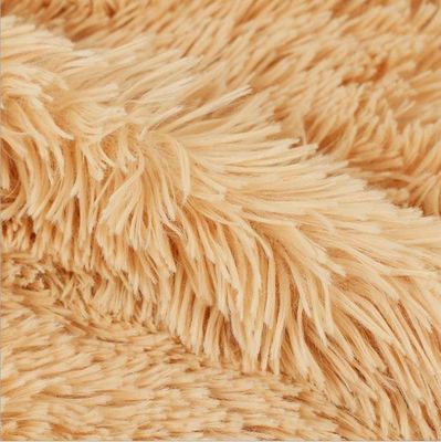 中等重量 260GSM 玩具や服装の内膜を作るための織り平らなPVプラッシュ布