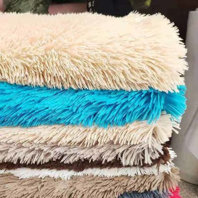中等重量 260GSM 玩具や服装の内膜を作るための織り平らなPVプラッシュ布