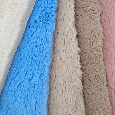 中等重量 260GSM 玩具や服装の内膜を作るための織り平らなPVプラッシュ布