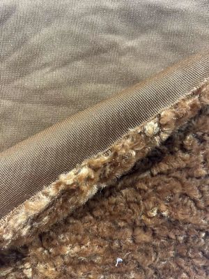 汚れを消す家用繊維 衣類とソファの選択のためのポリエステルテディ布