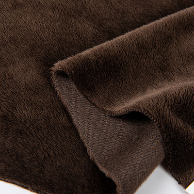 柔らかいシェルパ毛皮 短毛布 玩具/コート用 100%ポリエステル 透気糸 番号なし