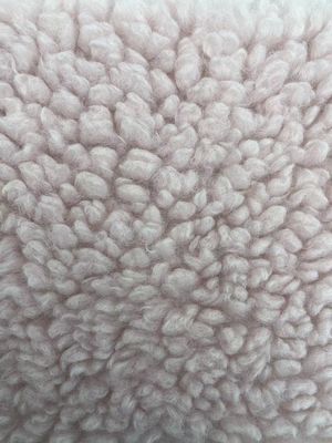 柔らかく温かい 58/60" 重量ポリエステル シェルパ フリース 冬服用