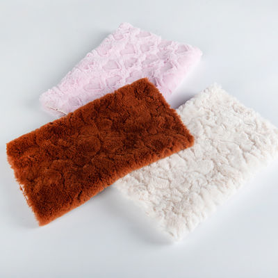 密度 68×68 400gm ストライプブラシ ウサギ 偽毛布 衣類/家庭用繊維用