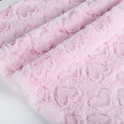 密度 68×68 400gm ストライプブラシ ウサギ 偽毛布 衣類/家庭用繊維用