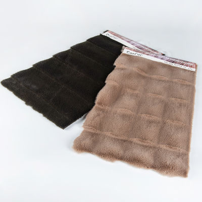 密度 68×68 400gm ストライプブラシ ウサギ 偽毛布 衣類/家庭用繊維用