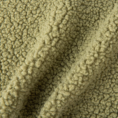 ファッショナルのパルシュファブリック 300gm 100%リサイクルポリエステルシェルパテディファブリックのサンプル無料