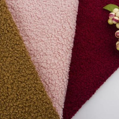 テディベア毛皮 冬用コート 幅58/60"