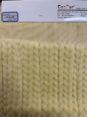 短毛皮 柔らかい偽毛皮 コート用 玩具用 糸数 接触長さ 60cm 色 グレー